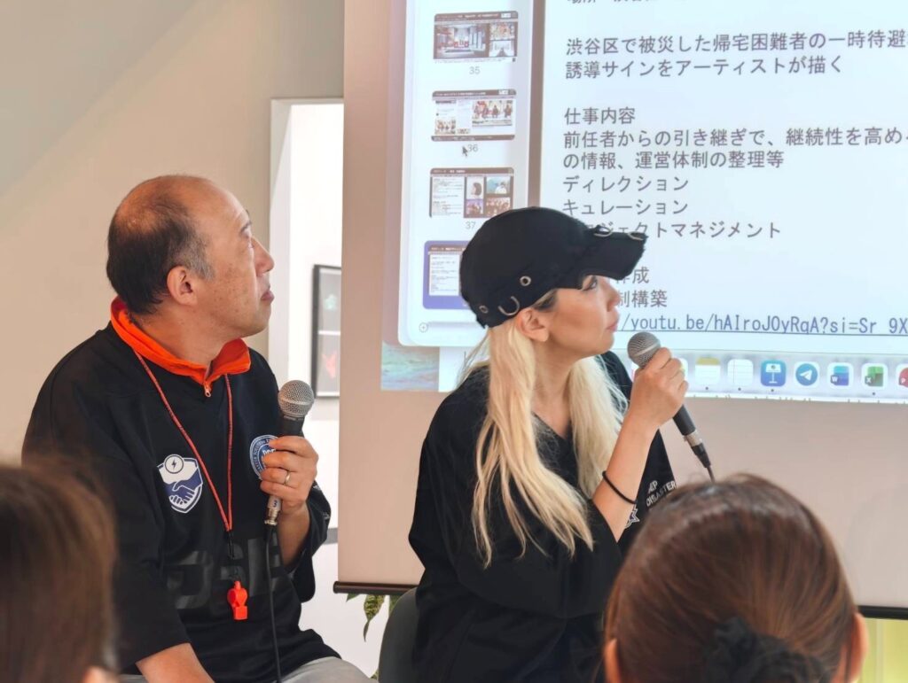 「シブヤ・アロープロジェクト」について話すKiNG氏